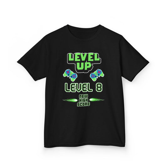 Level Up Birthday Tee | Gamer Birthday Shirt - Level 8