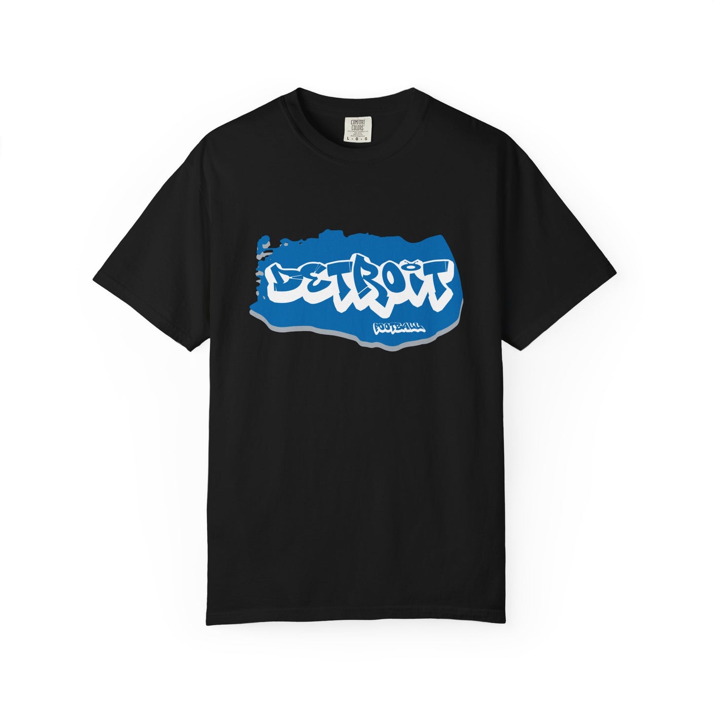 Detroit Football Graffiti Tee