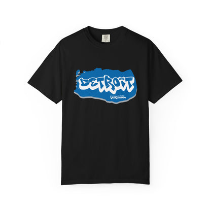 Detroit Football Graffiti Tee
