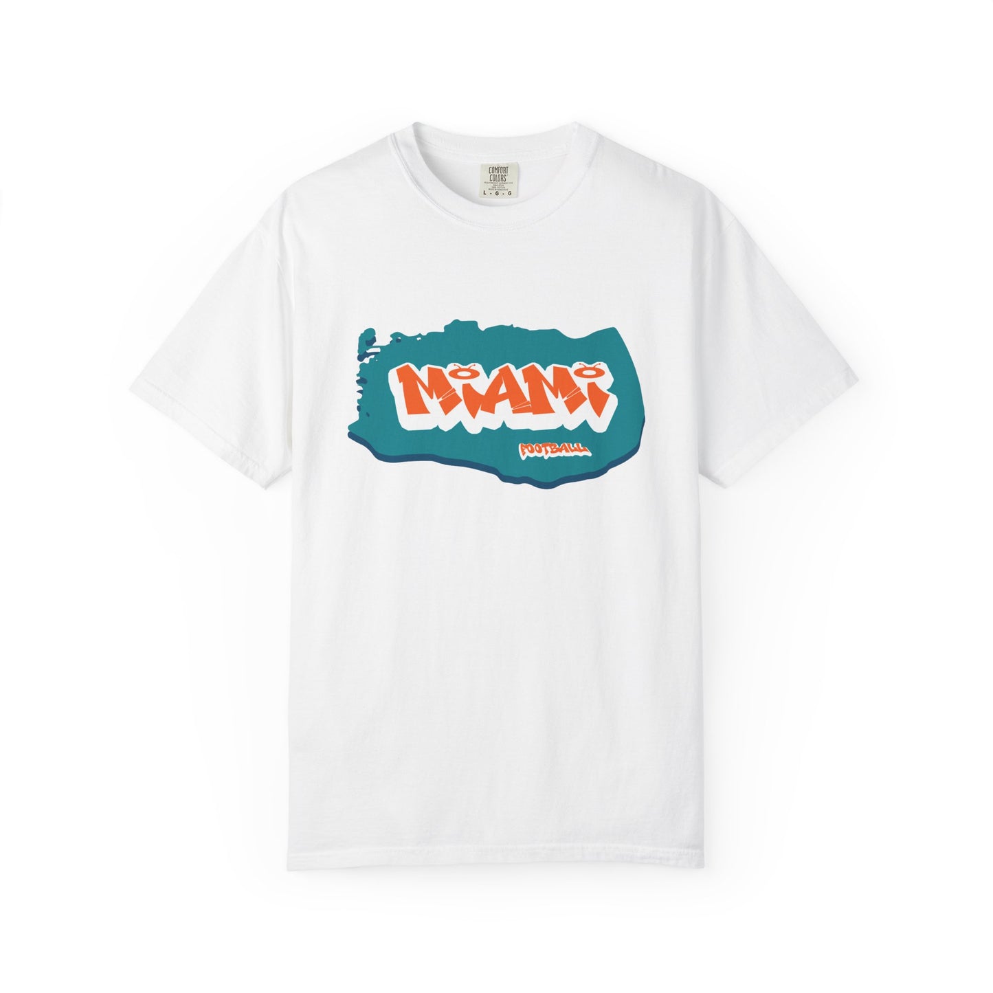 Miami Football Graffiti Tee