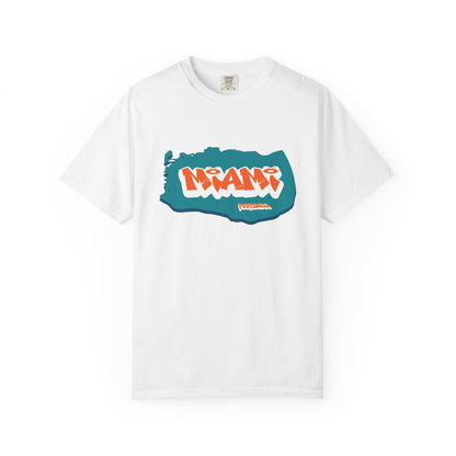 Miami Football Graffiti Tee