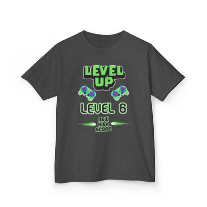 Level Up Birthday Tee | Gamer Birthday Shirt - Level 6