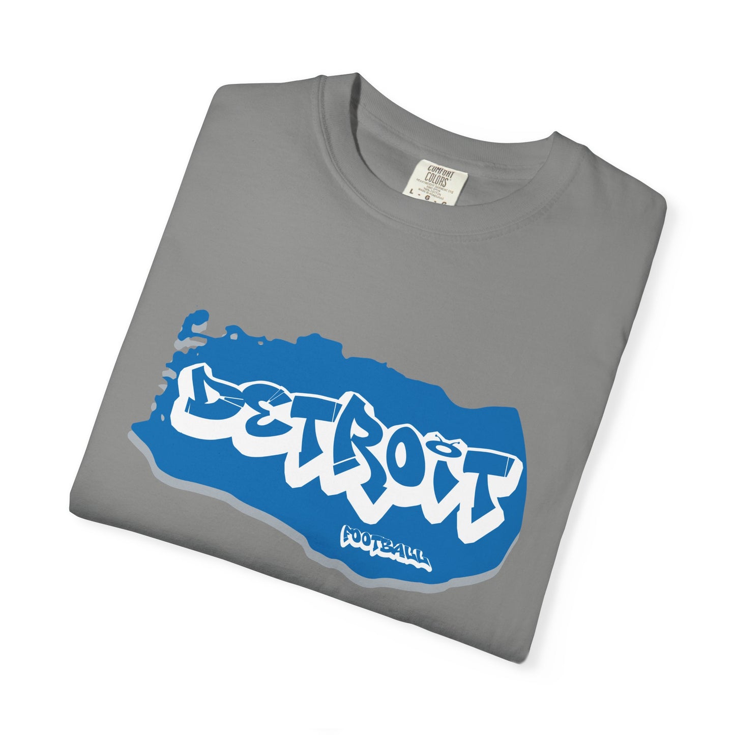 Detroit Football Graffiti Tee