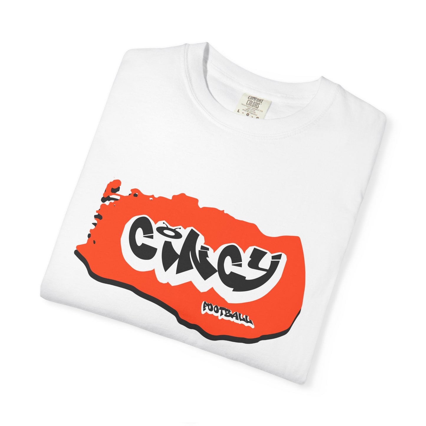 Cincinnati Football Graffiti Tee