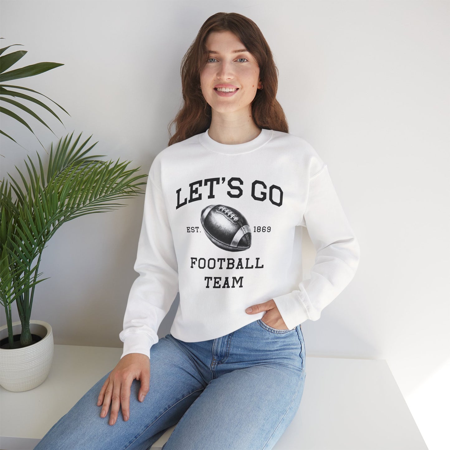 Let’s Go Football Team Crewneck