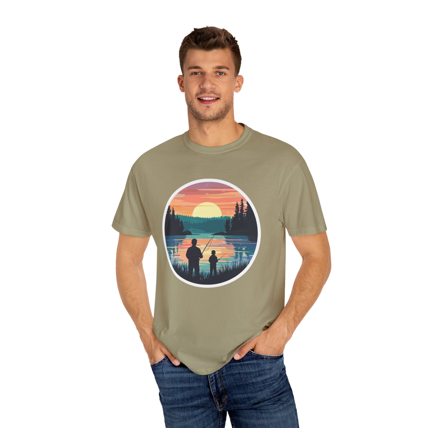 Father, Son, & Fishing Tee