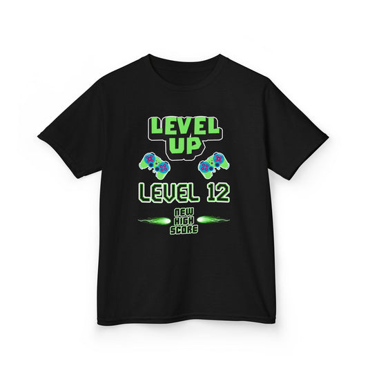 Level Up Birthday Tee | Gamer Birthday Shirt - Level 12