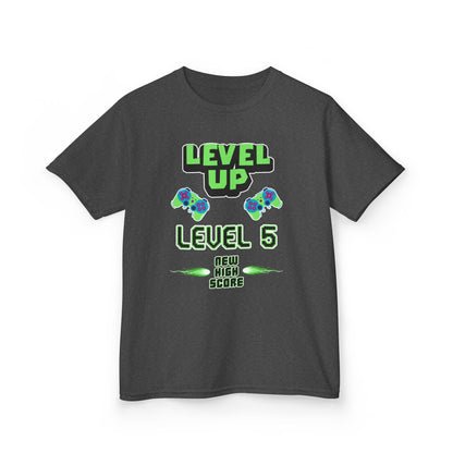 Level Up Birthday Tee | Gamer Birthday Shirt - Level 5