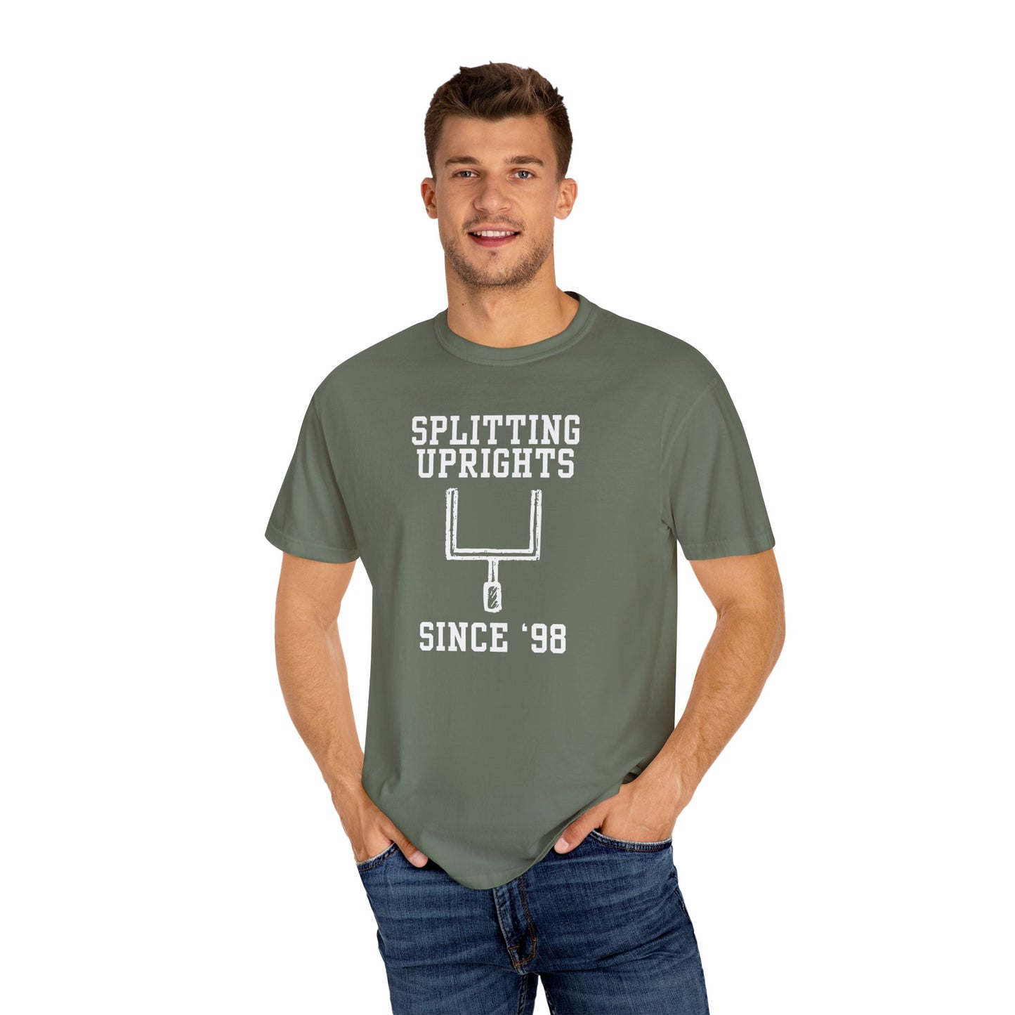 Splitting Uprights Tee