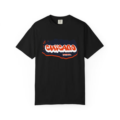 Chicago Football Graffiti Tee